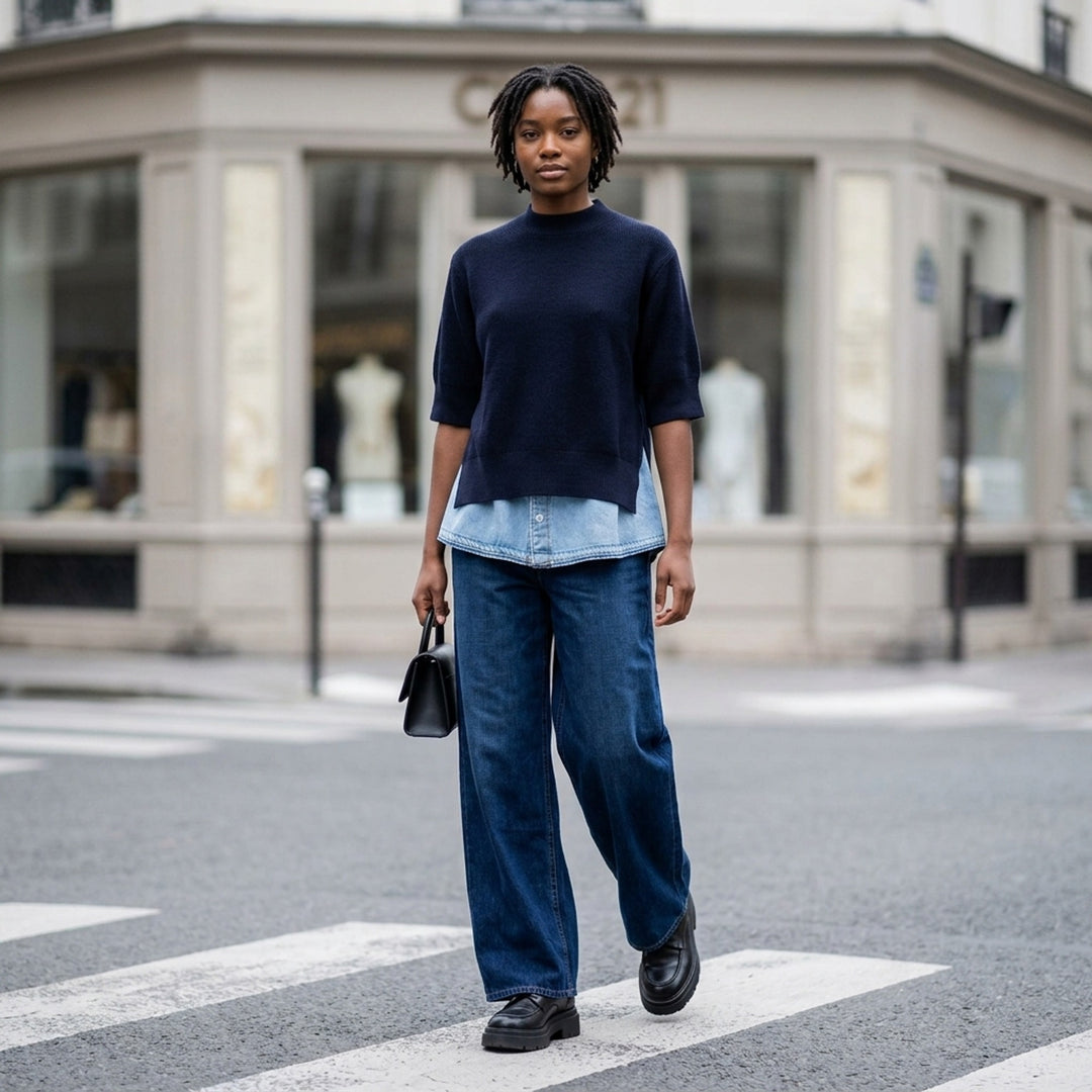 Wide Leg Denim Pants | sacai | Club21 - lifestyle