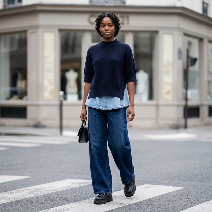 Wide Leg Denim Pants | sacai | Club21 - lifestyle