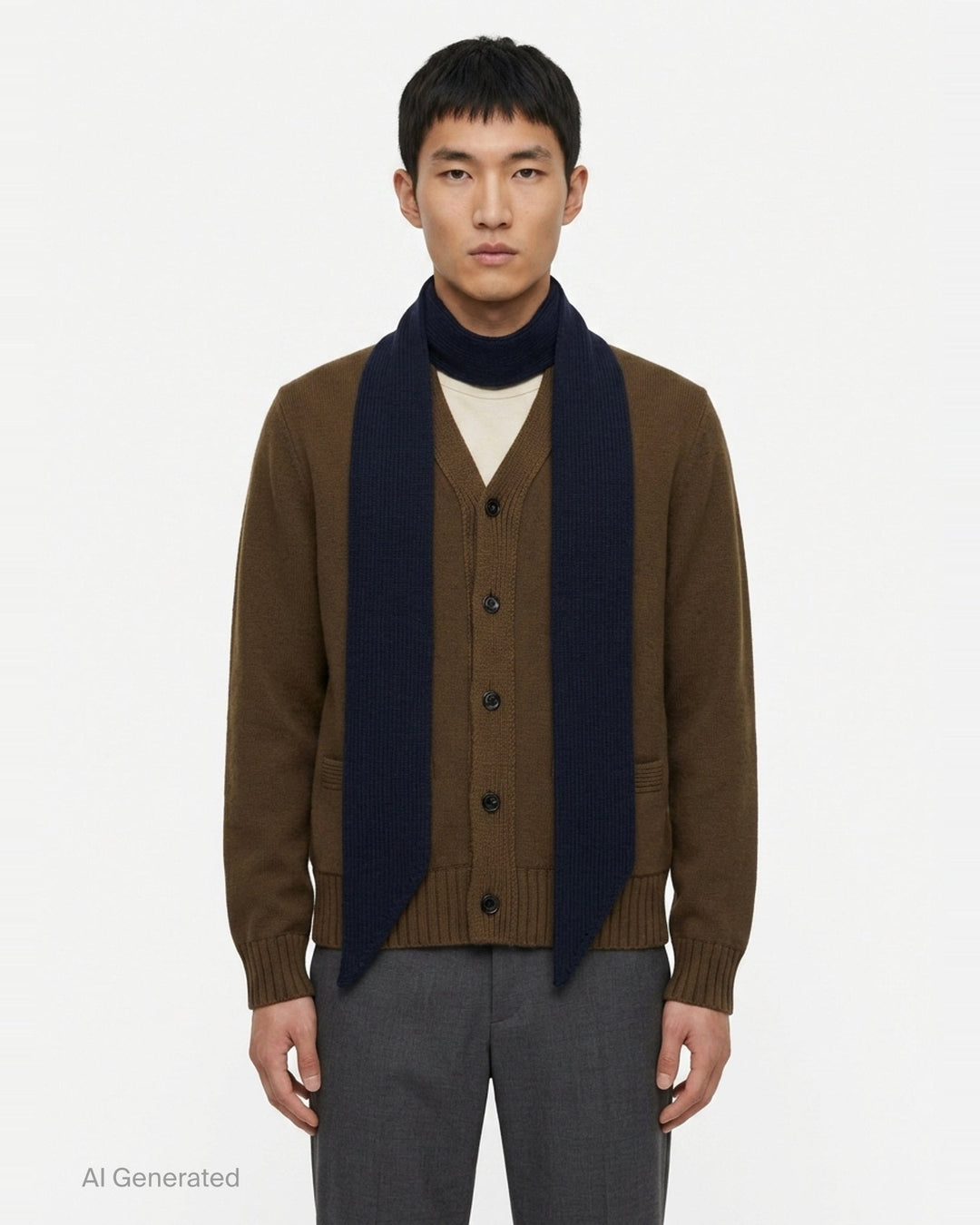 Wool Knit Cardigan | sacai | Club21 - front