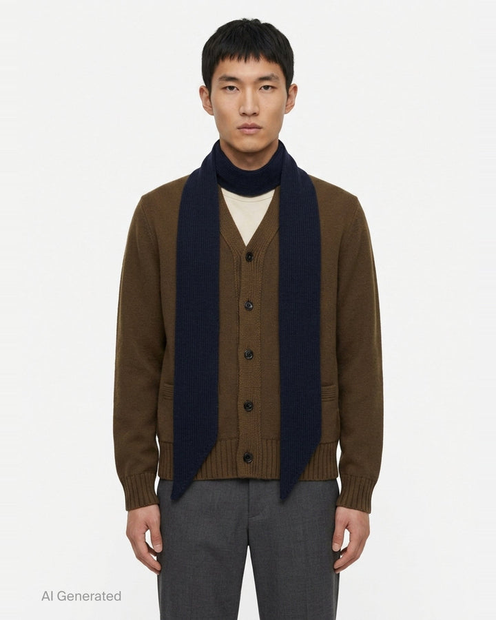 Wool Knit Cardigan | sacai | Club21 - front