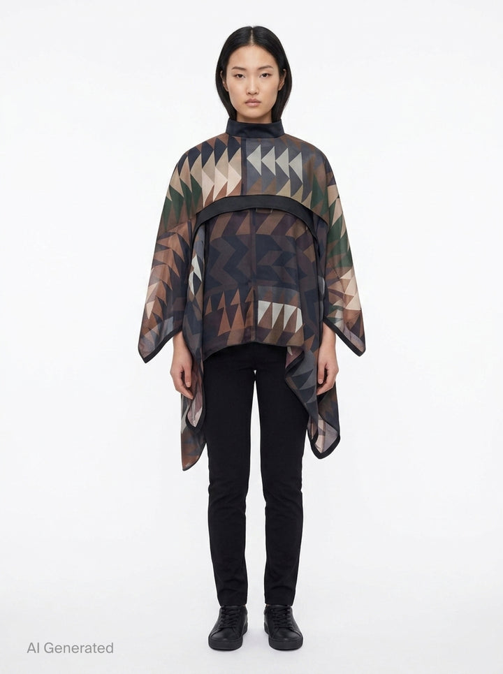 x A.P.C. Geometric Print Pullover | sacai | Club21 - front