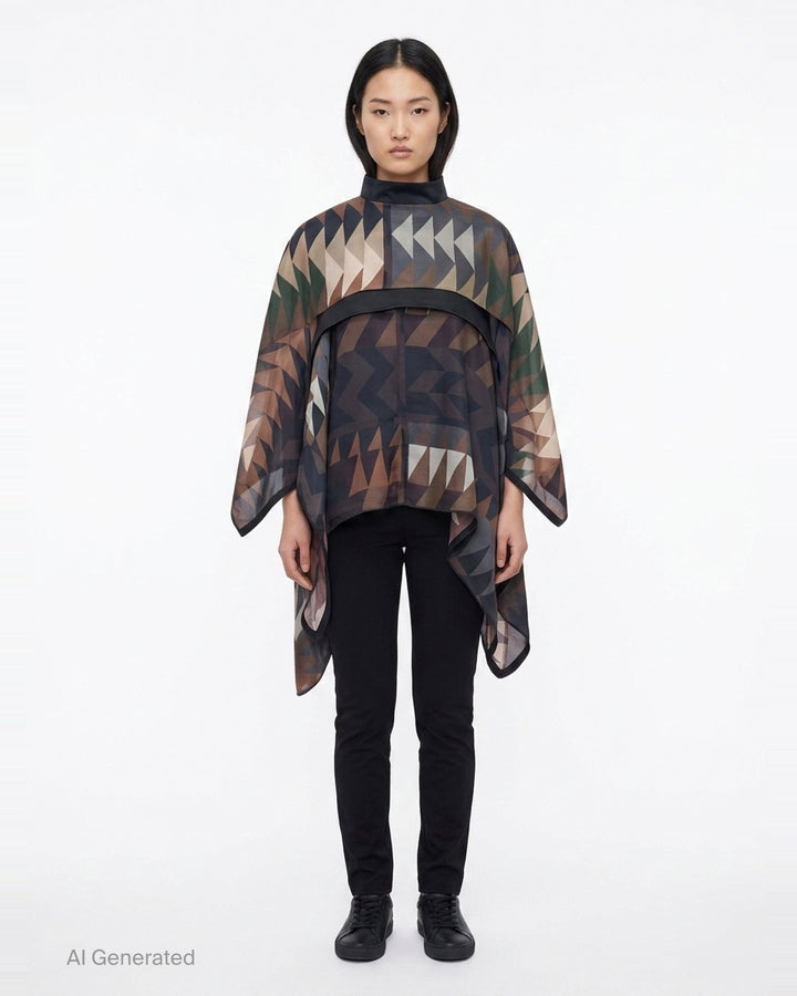 x A.P.C. Geometric Print Pullover | sacai | Club21 - front