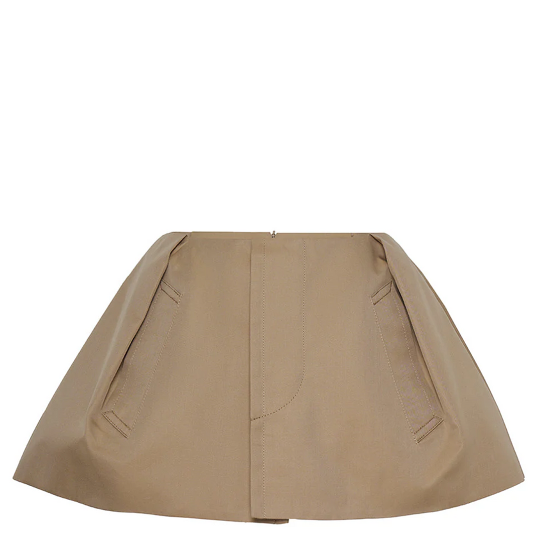 Cotton Gabardine Shorts