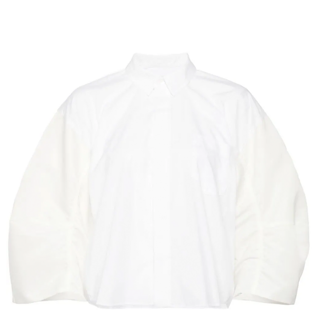 Cotton Poplin X Nylon Twill Top