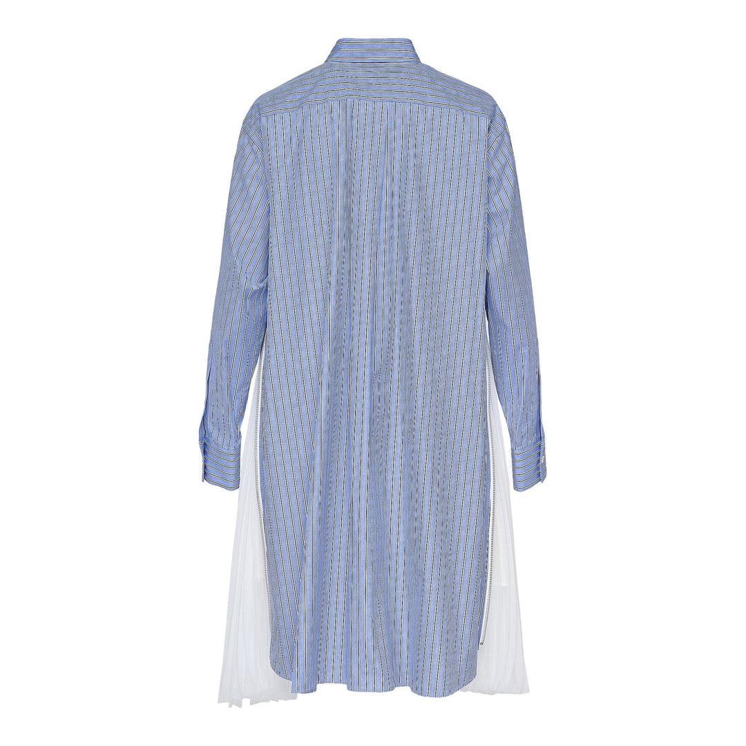 Club21 - sacai - Cotton Poplin Dress - WOVEN DRESSES - Light Blue