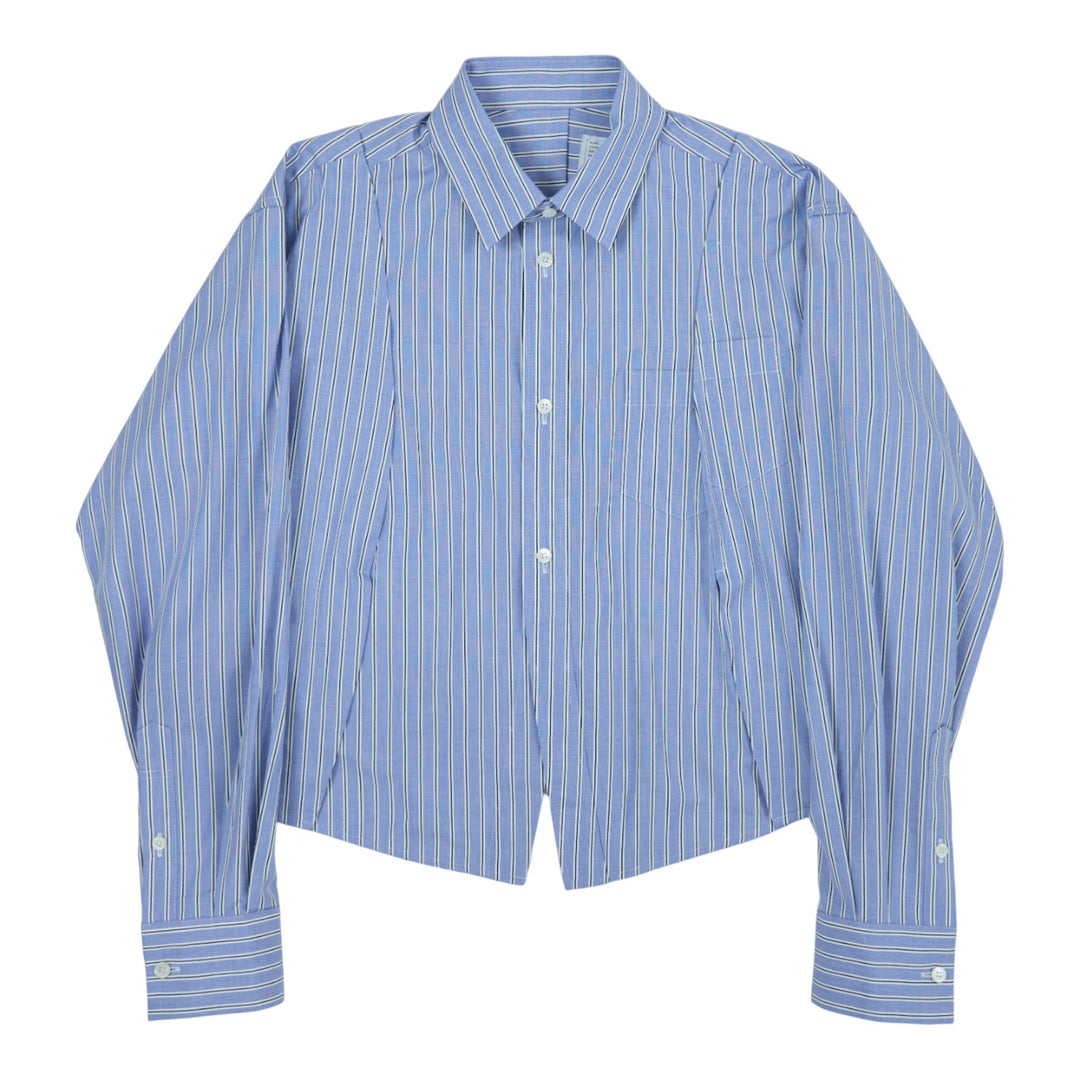 Club21 - sacai - Cotton Poplin Shirt - BLOUSES - Light Blue
