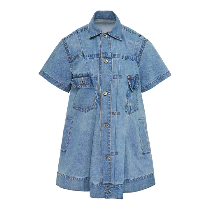 Club21 - sacai - Denim Dress - WOVEN DRESSES - Light Blue