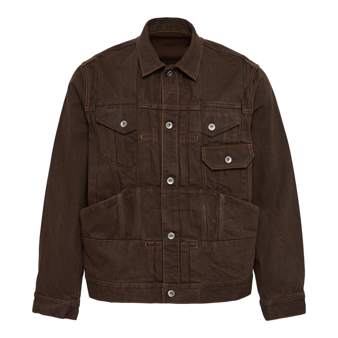 Club21 - sacai - Denim Jacket - BLOUSON - Brown