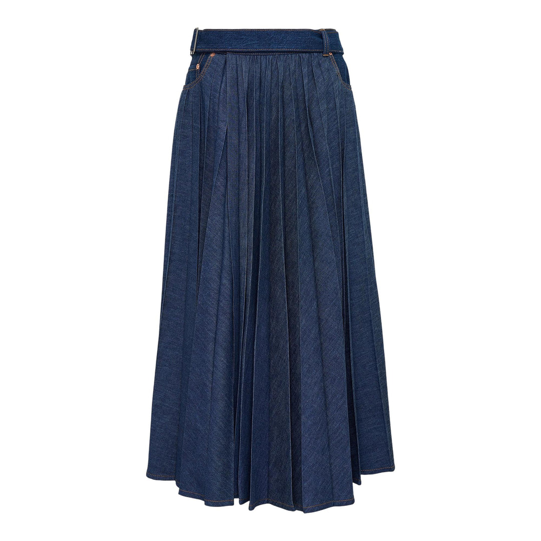 Club21 - sacai - Denim Skirt - SKIRTS - Blue