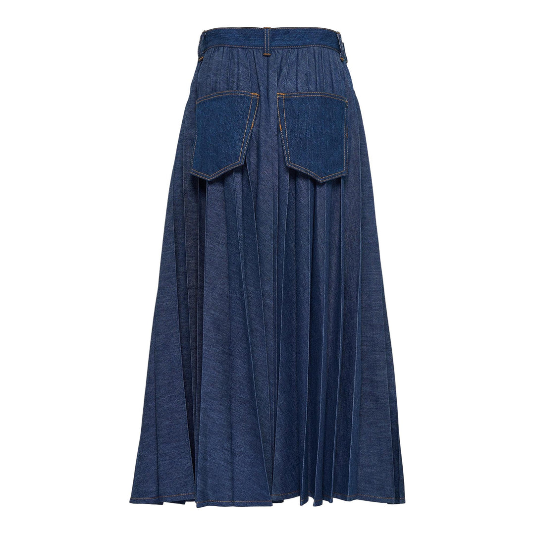 Club21 - sacai - Denim Skirt - SKIRTS - Blue