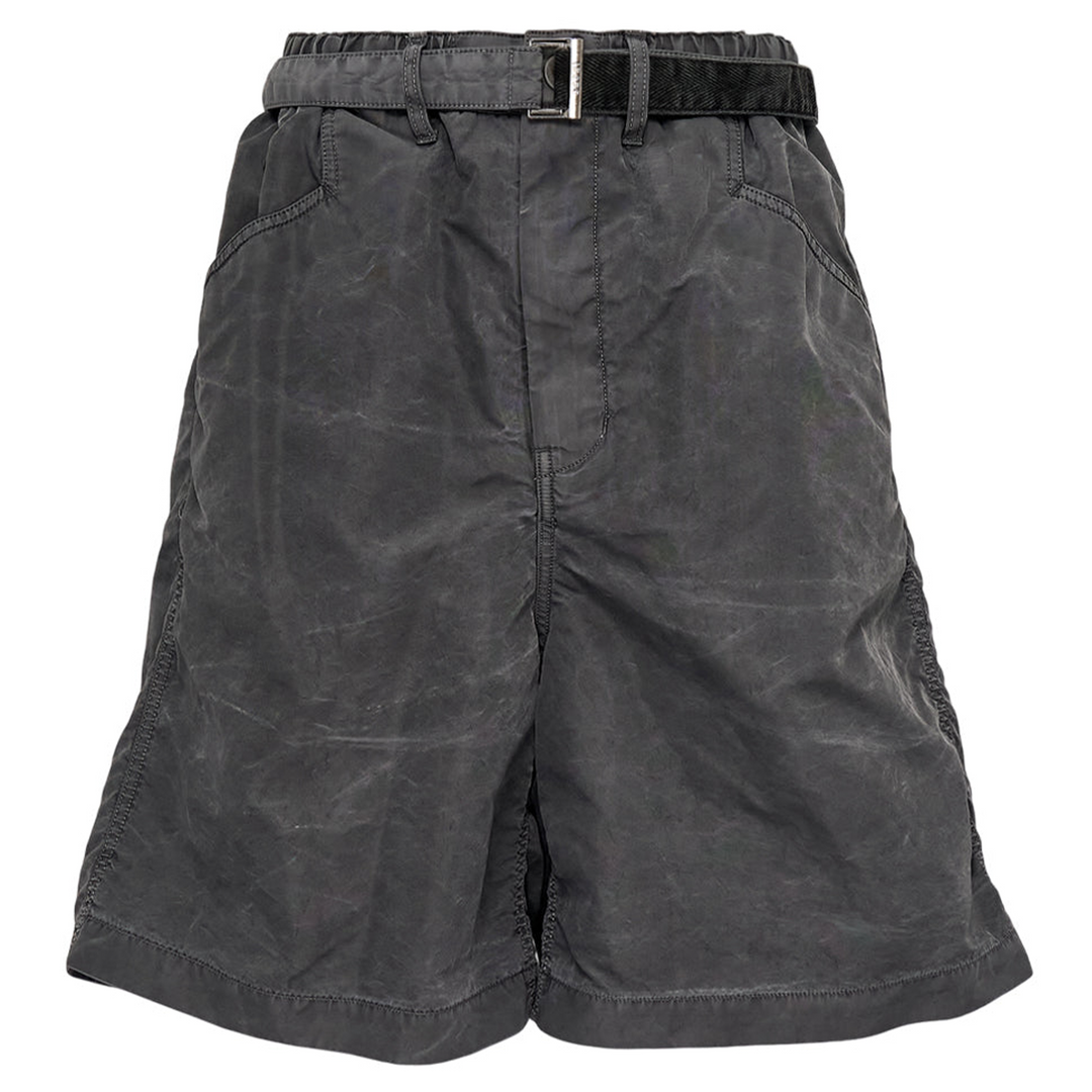 Garment Dye Nylon Twill Shorts