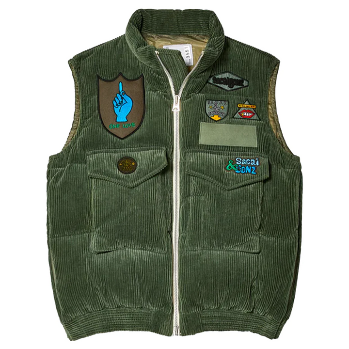 Gonz sacai Multi Patch Gilet