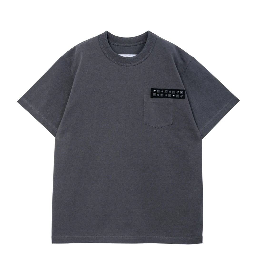 Holiday Studded Cotton Jersey Tee