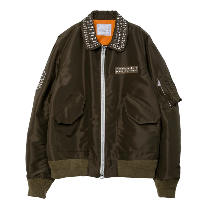 Holiday Studded Nylon Twill Blouson