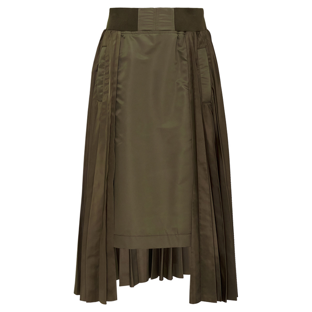 Nylon Twill Skirt