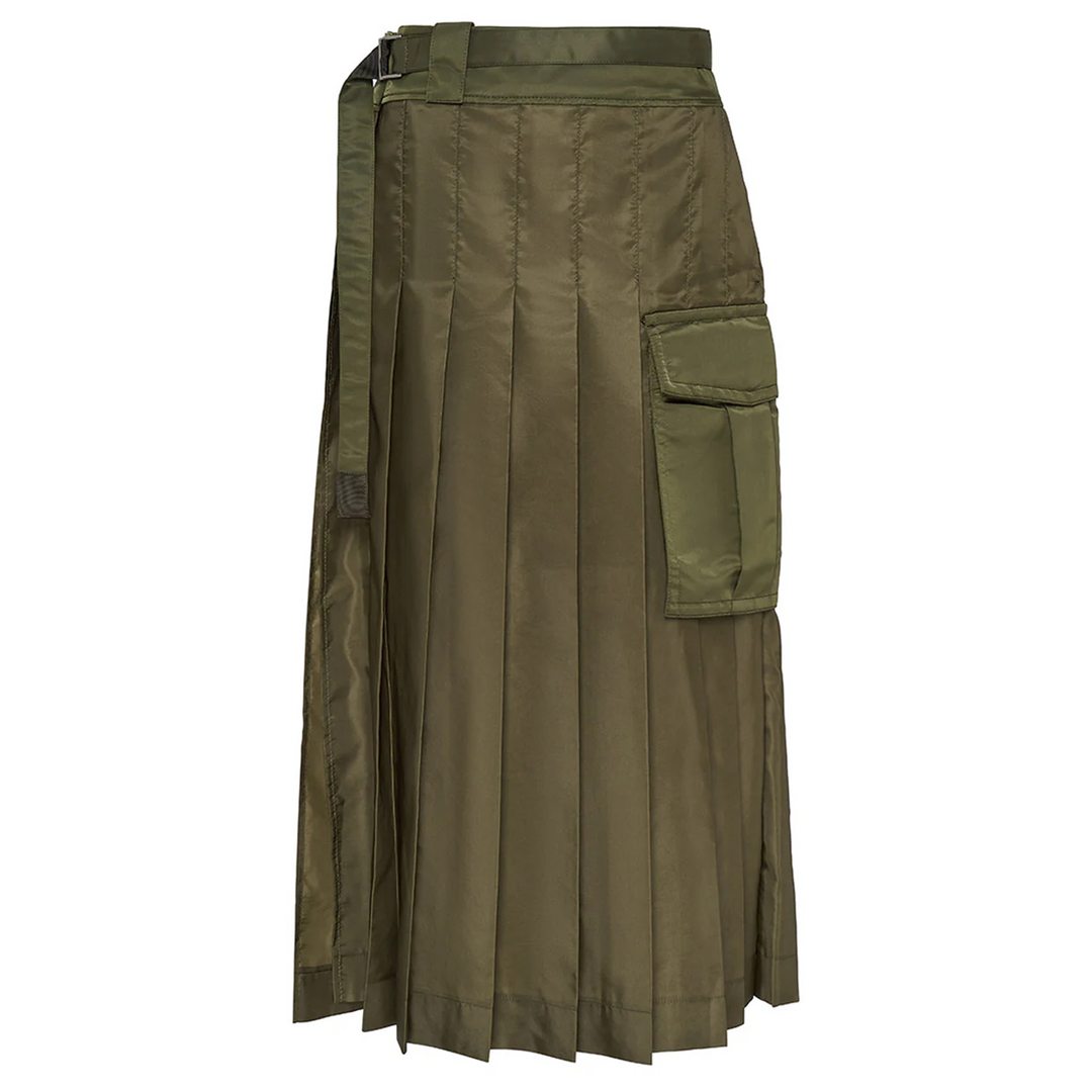 Nylon Twill Skirt