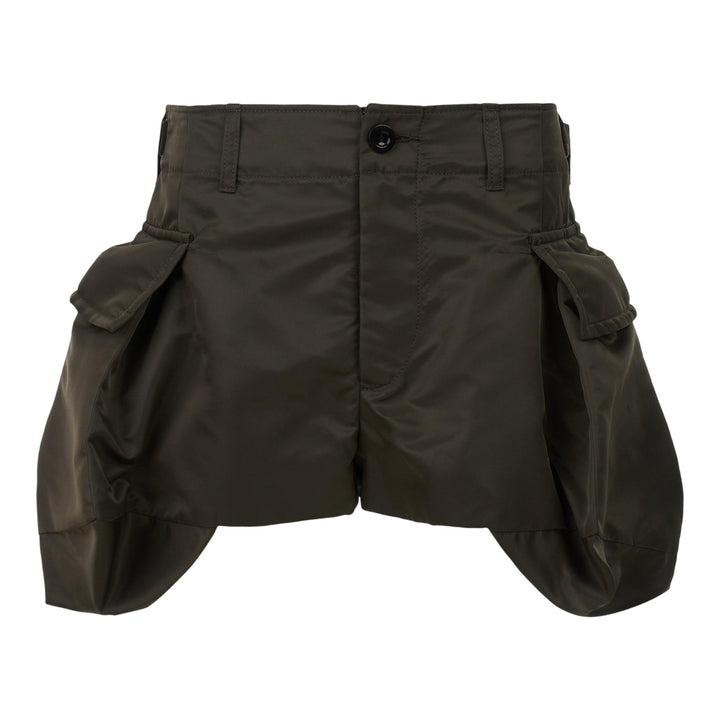 Club21 - sacai - Nylon Twill Shorts - SHORTS - Khaki