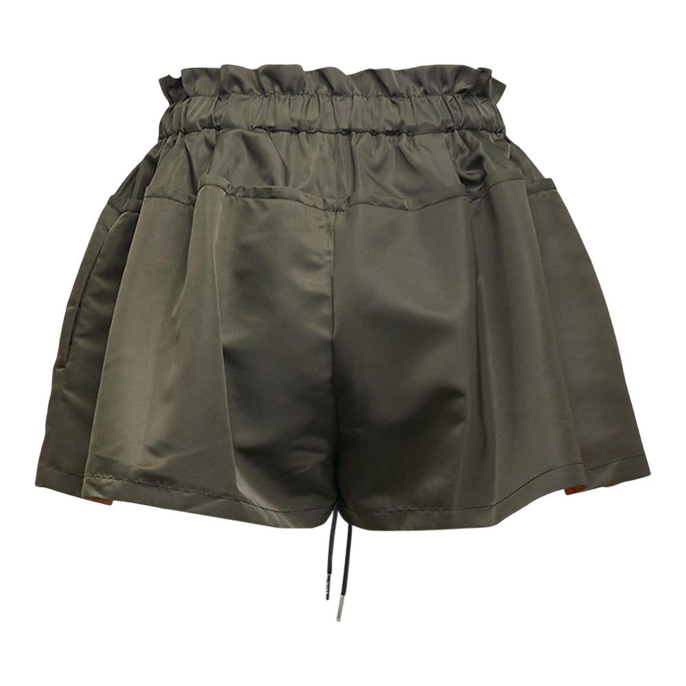 Club21 - sacai - Nylon Twill Shorts - SHORTS - Khaki