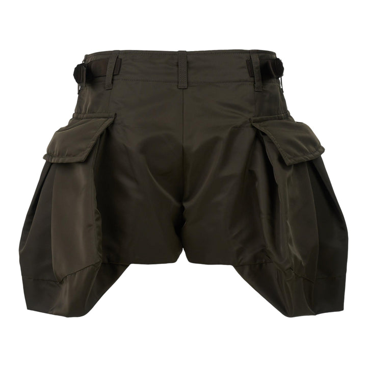 Club21 - sacai - Nylon Twill Shorts - SHORTS - Khaki