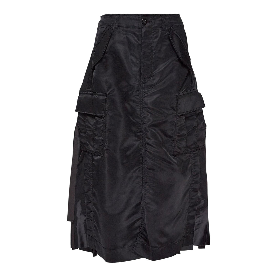 Club21 - sacai - Nylon Twill Skirt - SKIRTS - Black