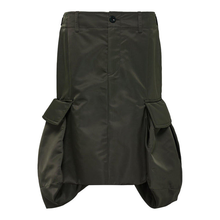 Club21 - sacai - Nylon Twill Skirt - SKIRTS - Khaki