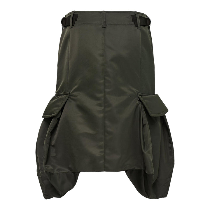 Club21 - sacai - Nylon Twill Skirt - SKIRTS - Khaki