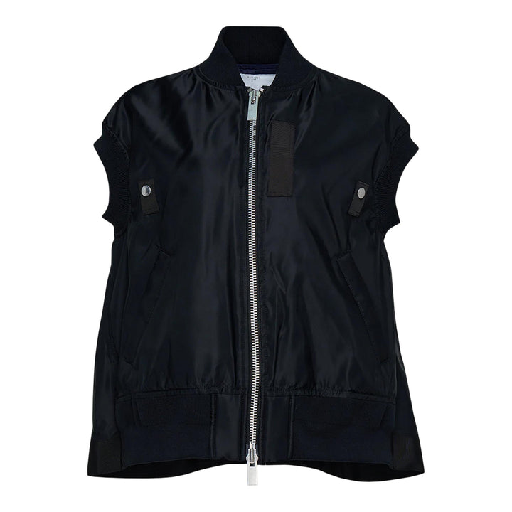 Club21 - sacai - Nylon Twill Vest - GILETS - Black