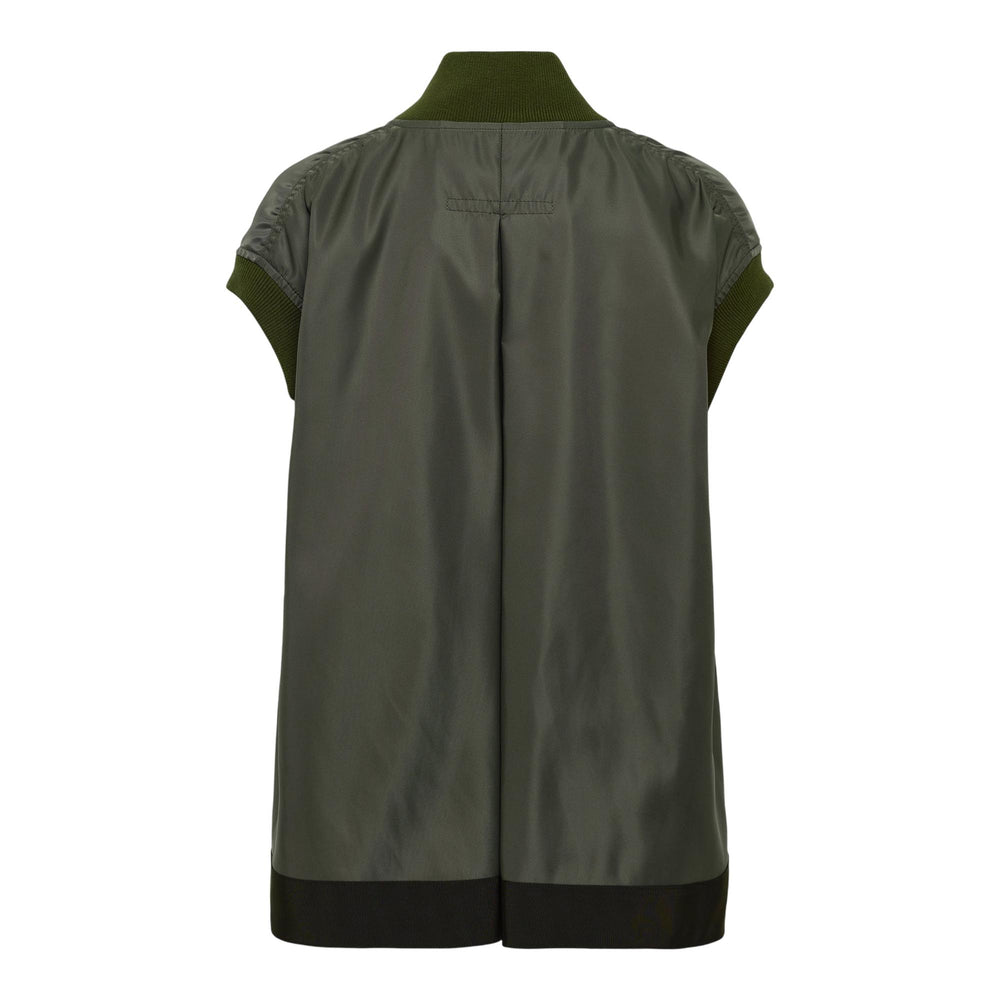 Club21 - sacai - Nylon Twill Vest - GILETS - Natural