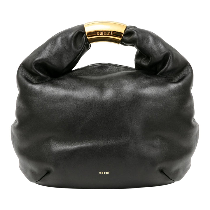 Club21 - sacai - Padded Medium Bag - HANDBAGS - Black