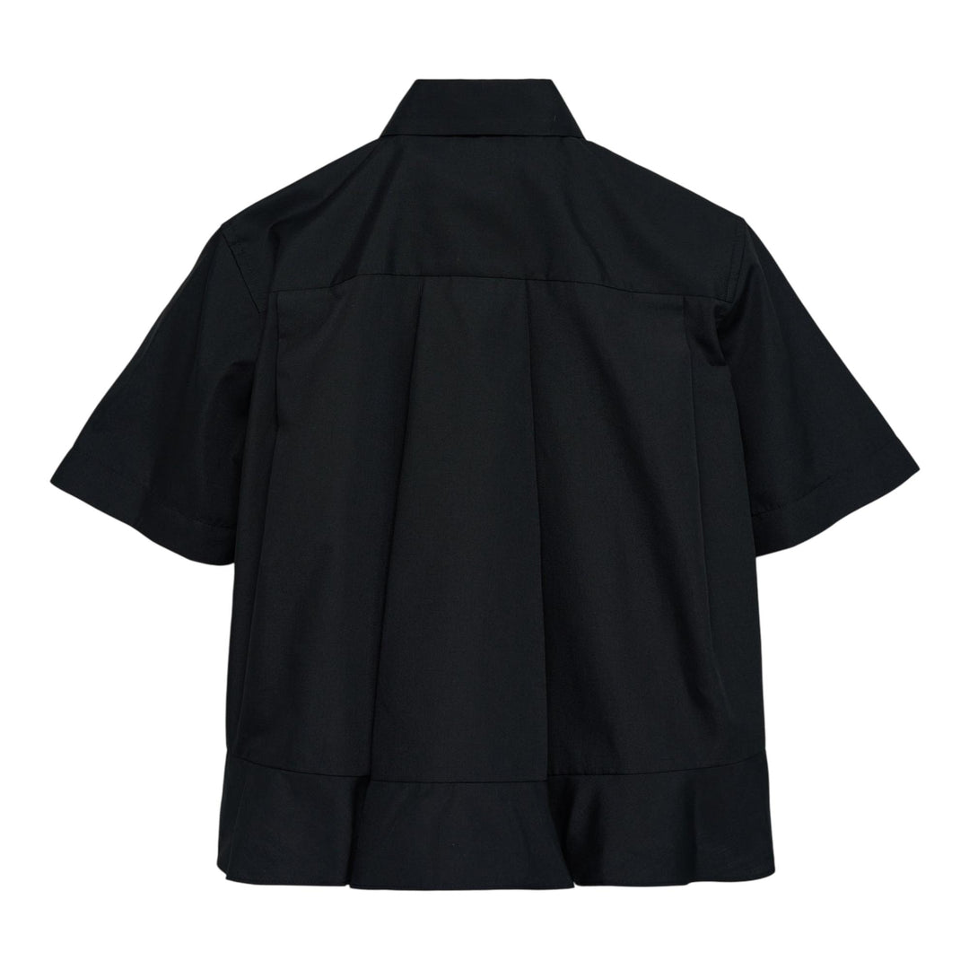 Club21 - sacai - Poplin Shirt - BLOUSES - Black
