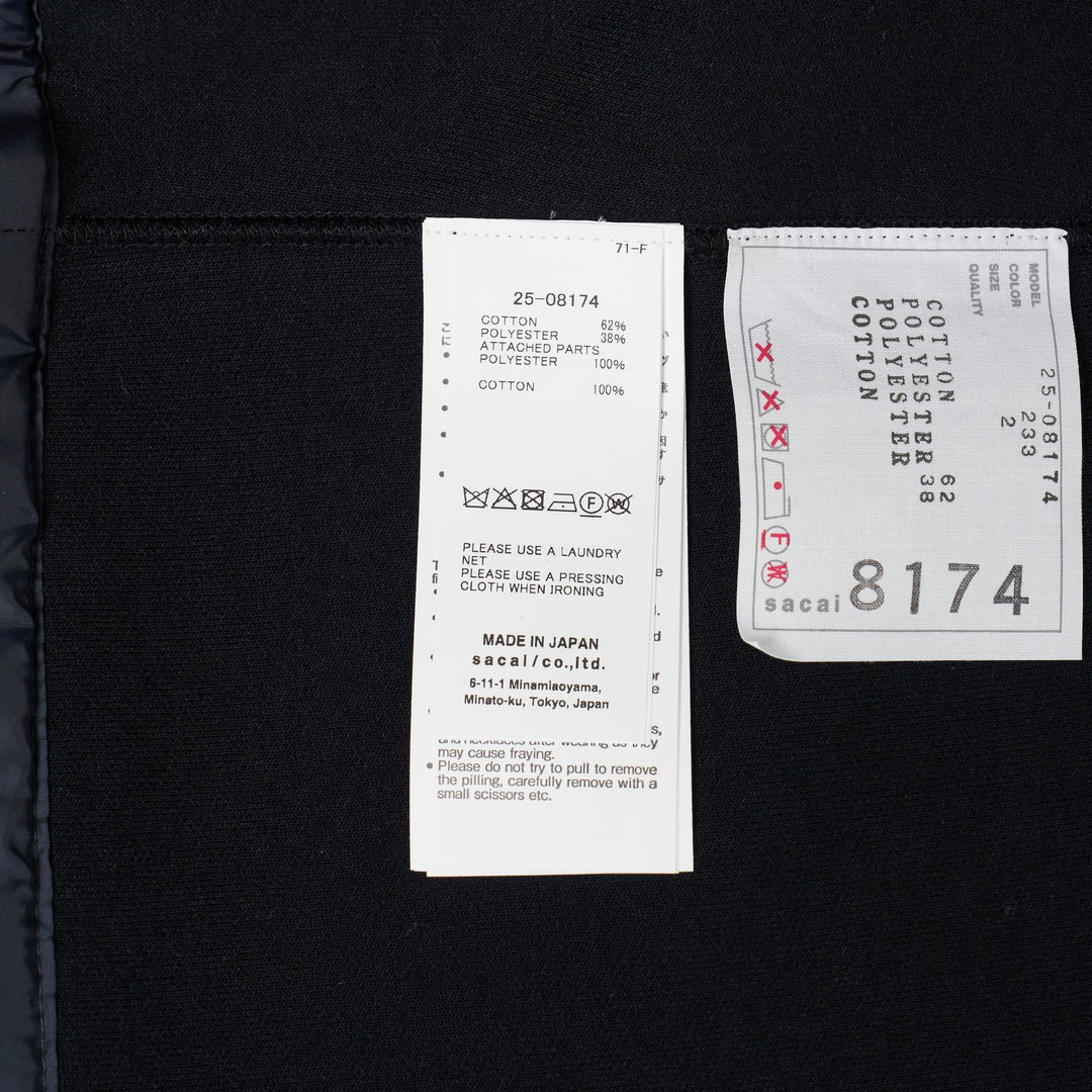 Club21 - sacai - Sponge Sweat Pullover - SWEATSHIRTS - Navy