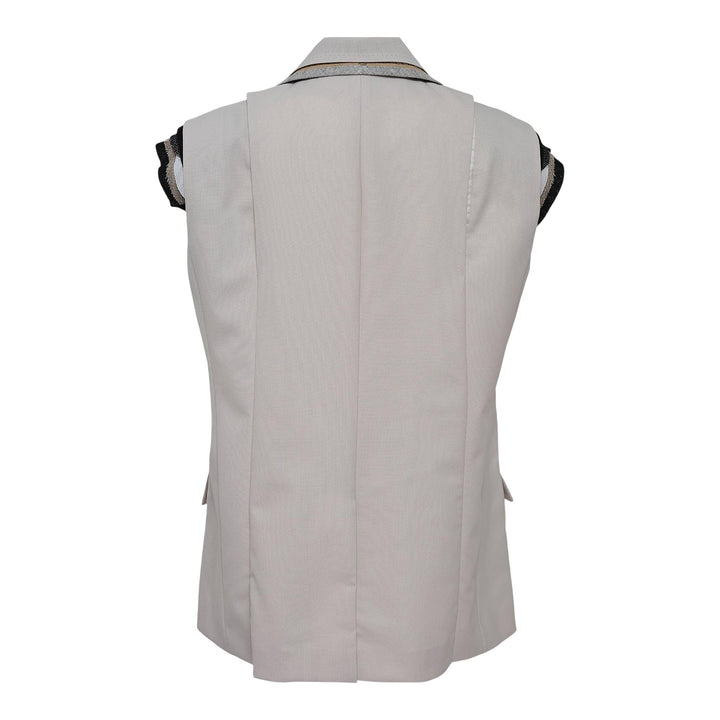 Club21 - sacai - Suiting Vest - GILETS - Off-White