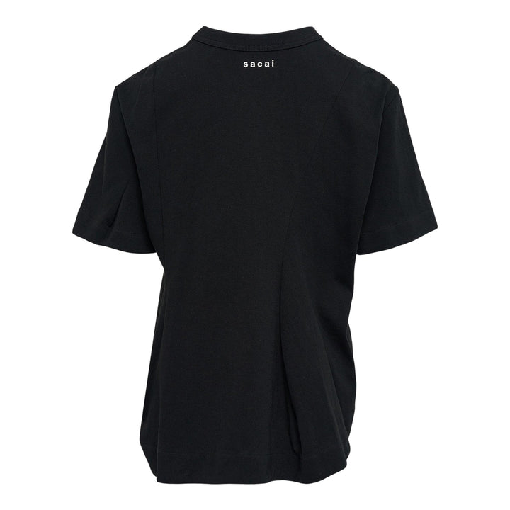 Club21 - sacai - WHERE THE WILD THINGS ARE Cotton Jersey T-Shirt - TEES - Black