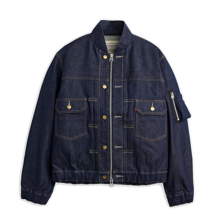 Denim Blouson Jacket
