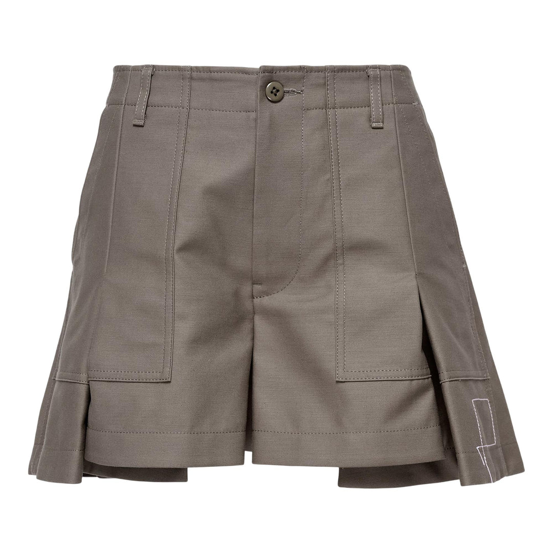 Club21 - sacai x WTAPS - WTAPS Cotton Back Satin Shorts Women - SHORTS - Natural