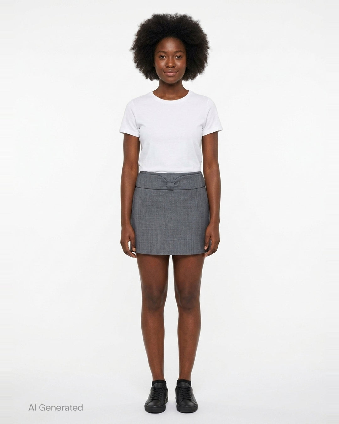 Bow Low-Waist Mini Skirt | SHUSHU/TONG | Club21 - front
