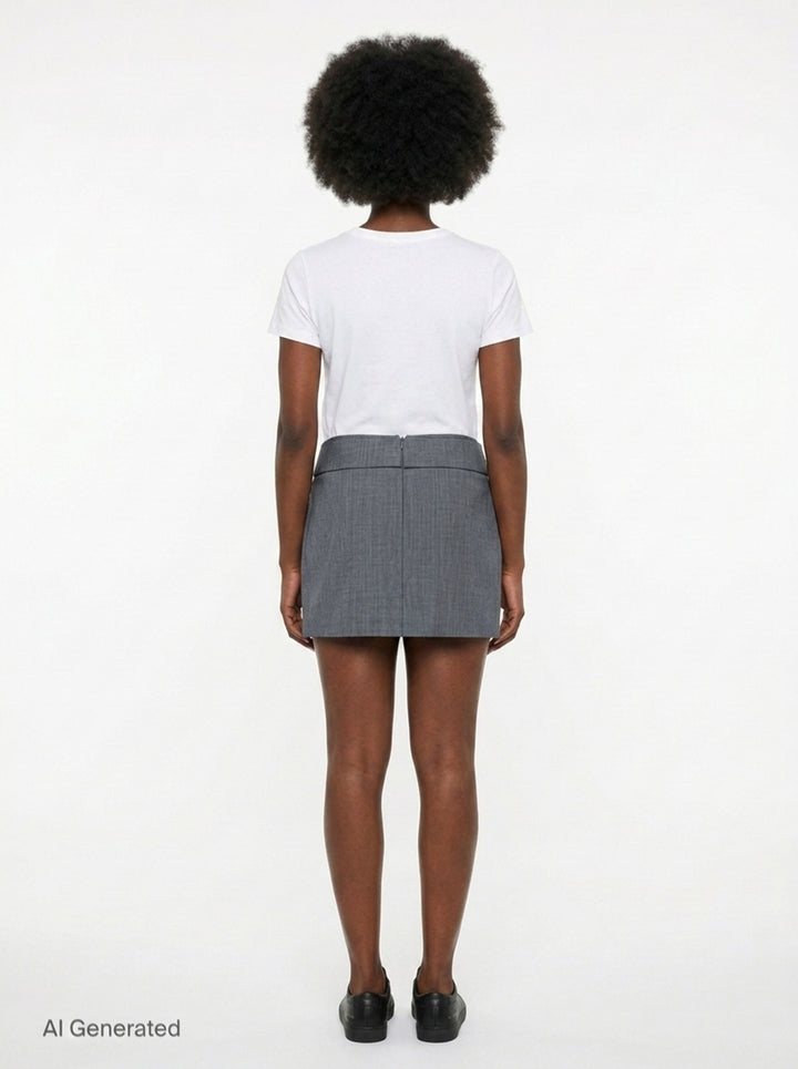 Bow Low-Waist Mini Skirt | SHUSHU/TONG | Club21 - back