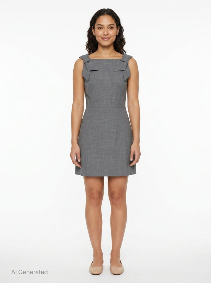 Bow Strap Mini Dress | SHUSHU/TONG | Club21 - front