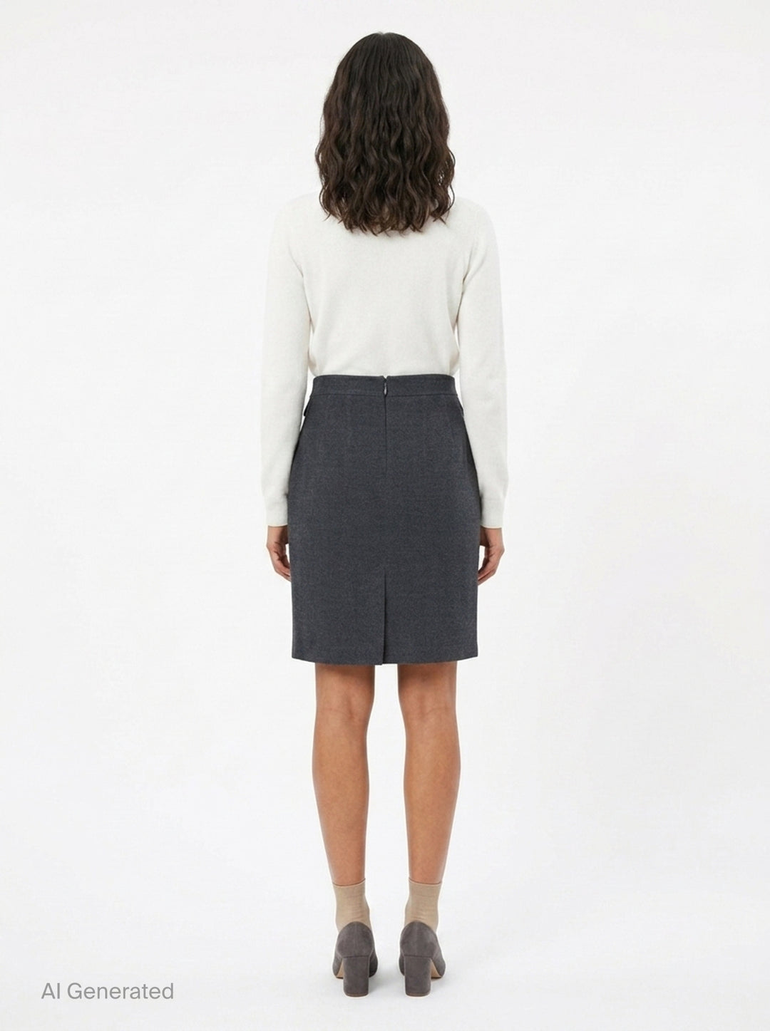 Decorative Flap Pocket Skirt | SHUSHU/TONG | Club21 - back