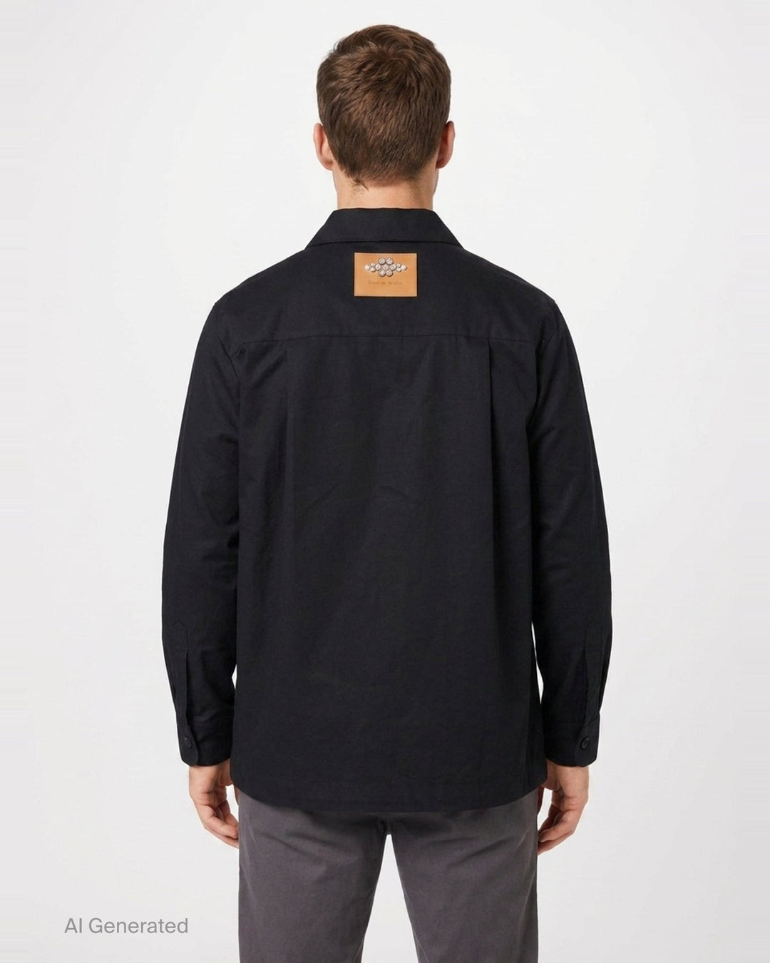 Military Cotton Twill Overshirt | Simone Rocha | Club21 - back