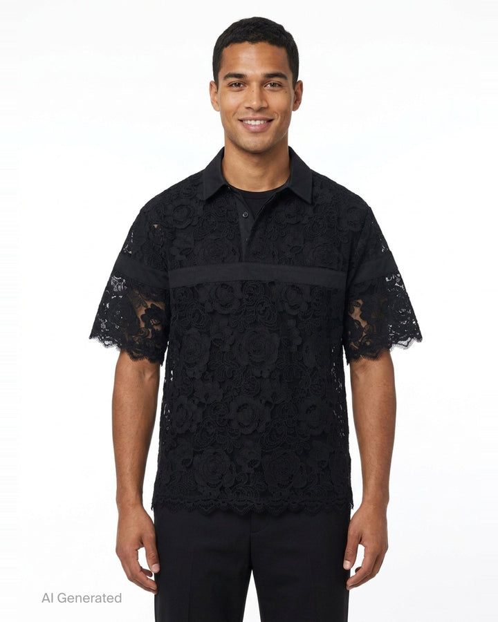 Panel Rugby Short Sleeve Polo | Simone Rocha | Club21 - front