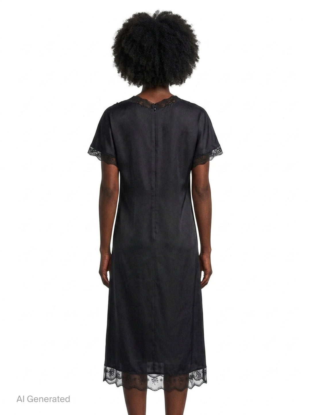 Slash Lace Trim Easy Dress | Simone Rocha | Club21 - back
