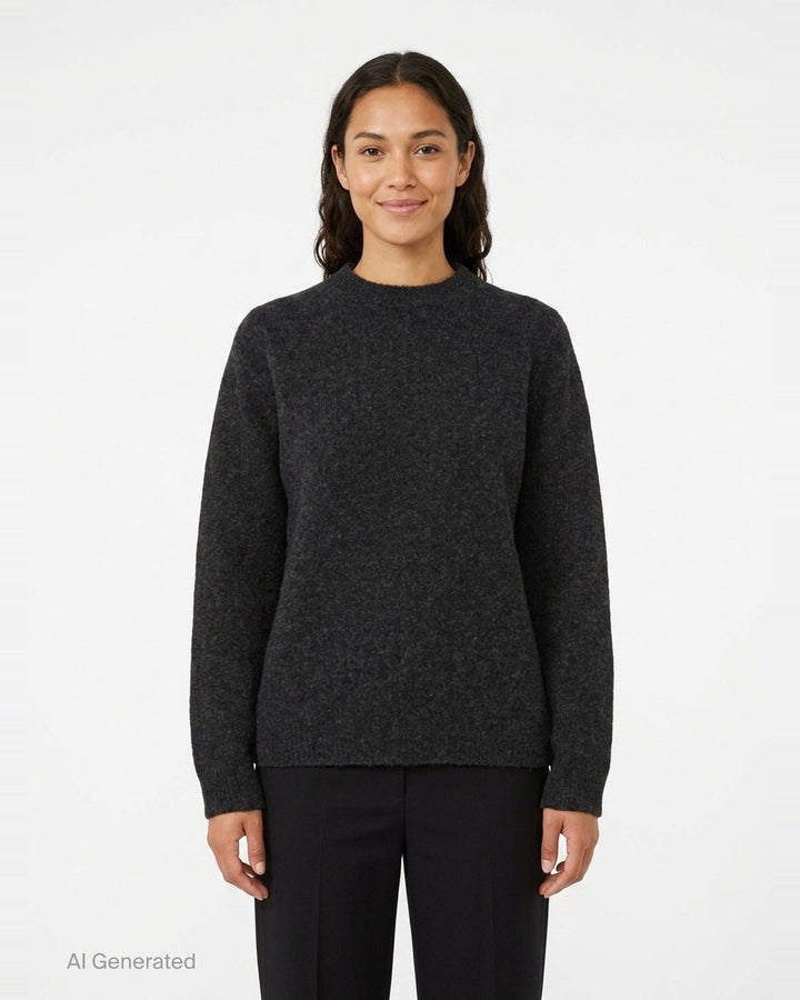 Long Sleeve Loose Fit Knit | Sofie D'Hoore | Club21 - front