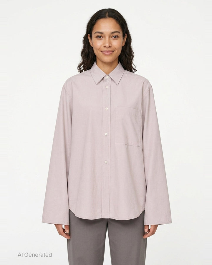 Long Sleeve One Pocket Blouse | Sofie D'Hoore | Club21 - front