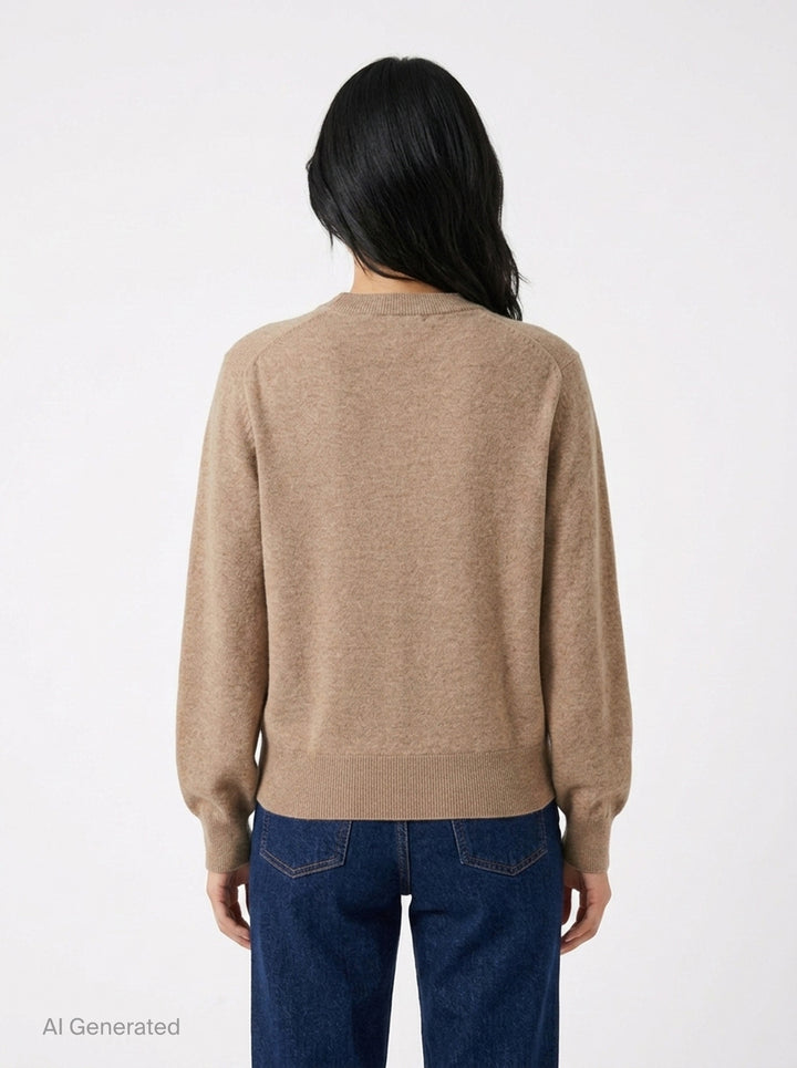 Long Sleeve Regular Sweater | Sofie D'Hoore | Club21 - back