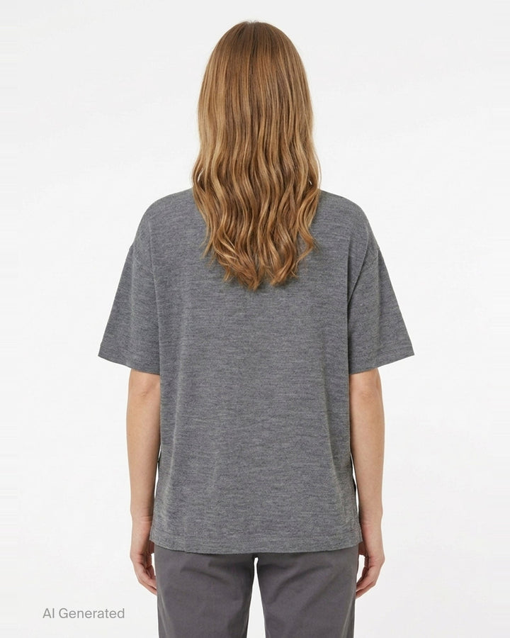 Short Sleeve Jersey Knit Top | Sofie D'Hoore | Club21 - back