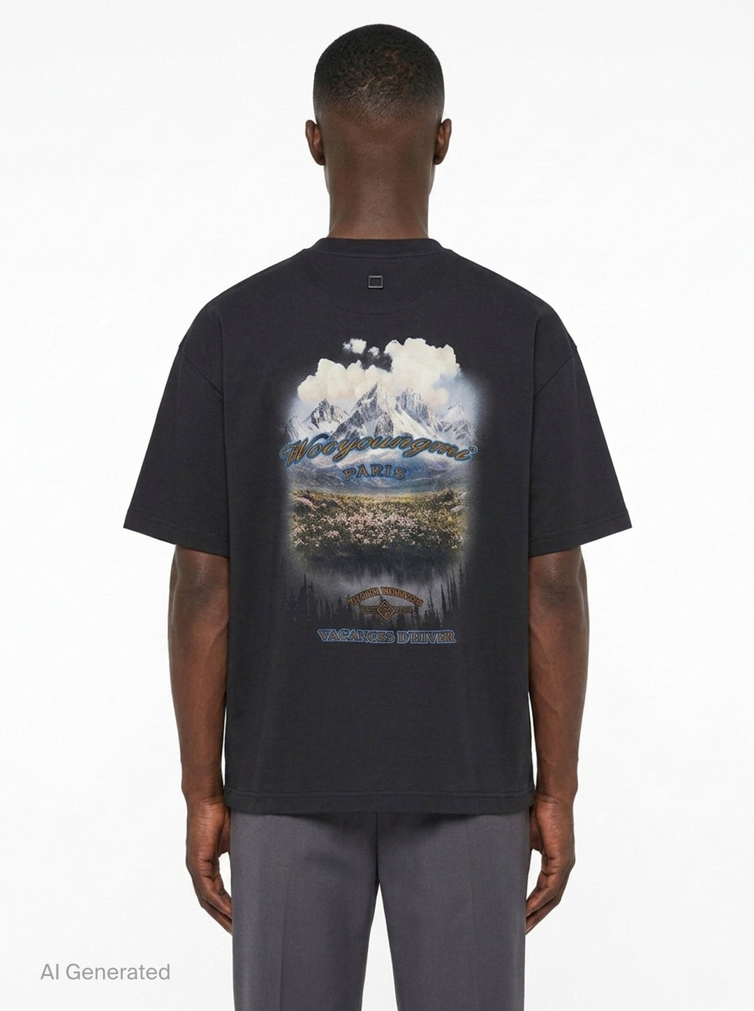 Architecture Short Sleeve Tee | Solid Homme | Club21 - back