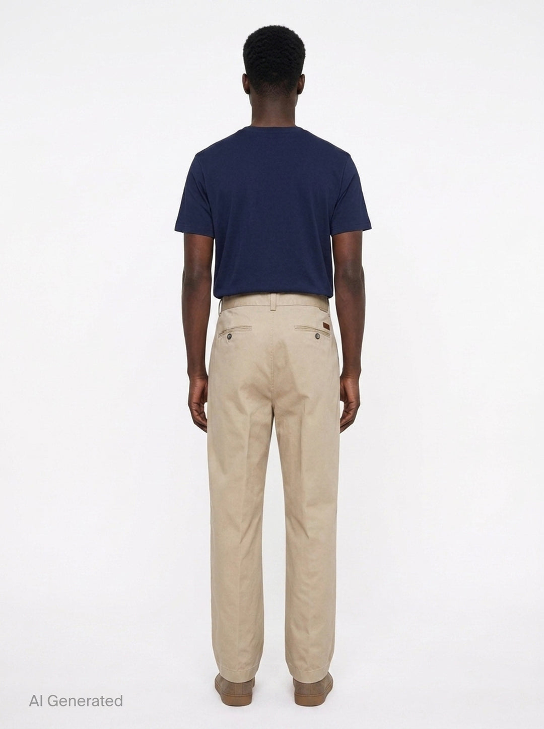 Cotton Chino Pants | Solid Homme | Club21 - back