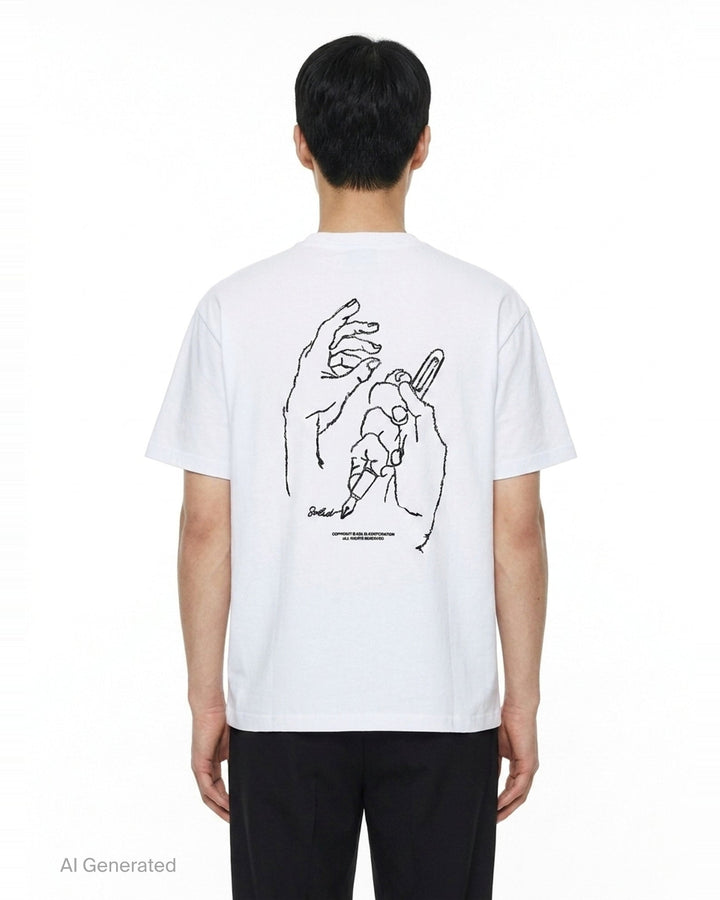 Signature Script Tee | Solid Homme | Club21 - back