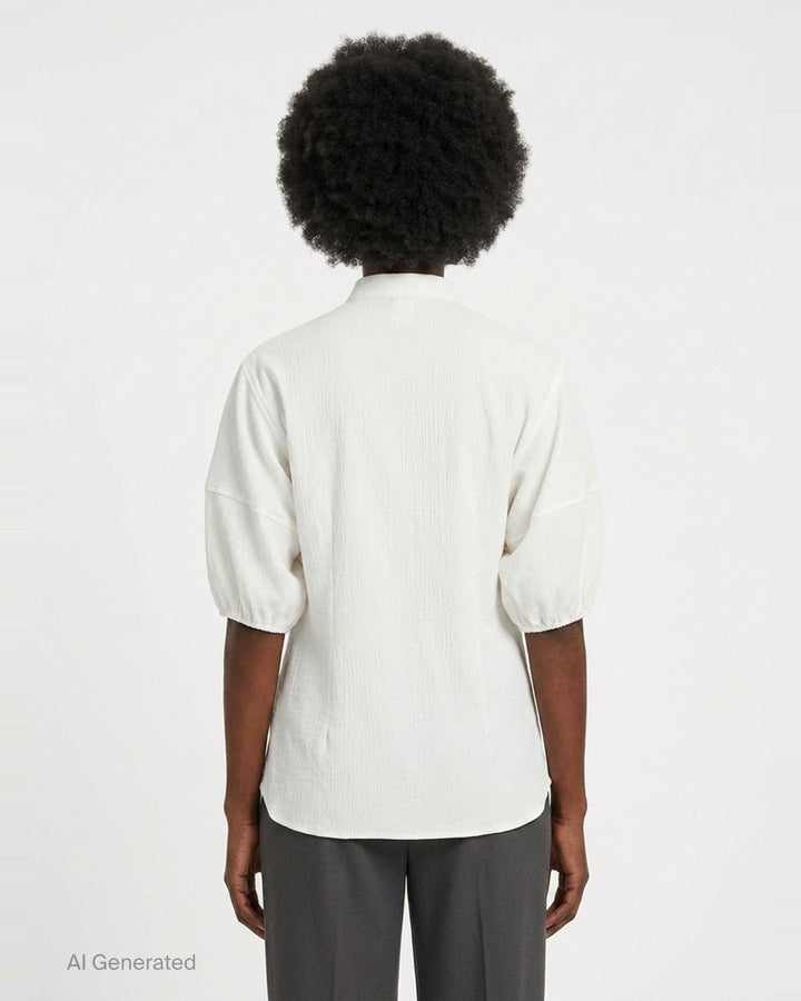 Balloon Sleeve Shirt | Stella McCartney | Club21 - back